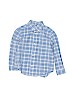 Ralph Lauren 100% Cotton Plaid Blue Long Sleeve Button-Down Shirt Size 3T - photo 1