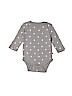 Baby Gap 100% Cotton Gray Long Sleeve Onesie Size 0-3 mo - photo 1