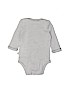 Baby Gap 100% Cotton Gray Long Sleeve Onesie Size 0-3 mo - photo 2