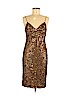 Line & Dot 100% Polyester Gold Cocktail Dress Size L - photo 1