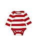 Baby Gap 100% Cotton Red Long Sleeve Onesie Size 0-3 mo - photo 1