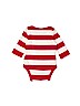 Baby Gap 100% Cotton Red Long Sleeve Onesie Size 0-3 mo - photo 2