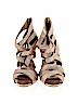 Qupid Gold Heels Size 8 1/2 - photo 2