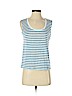 Minden Chan Blue Sleeveless T-Shirt Size P (petite) - photo 1