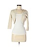 Ann Taylor Tan Silk Cardigan Size M (petite) - photo 1