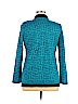 misook 100% Acrylic Blue Cardigan Size L - photo 2