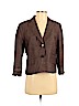 Ann Taylor LOFT Brown Silk Blazer Size 8 (petite) - photo 1