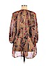 Elle 100% Polyester Tan 3/4 Sleeve Blouse Size 1X - photo 2