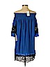 FELICITY & COCO 100% Polyester Blue Casual Dress Size S (petite) - photo 2