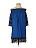 FELICITY & COCO 100% Polyester Blue Casual Dress Size S (petite) - photo 1