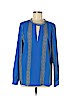 MICHAEL Michael Kors 100% Polyester Blue Long Sleeve Blouse Size 12 - photo 1