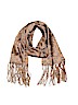 Unbranded 100% Silk Print Brown Silk Scarf One size - photo 1