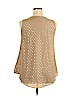 Cato 100% Polyester Tan Sleeveless Blouse Size 14 - 16 - photo 2