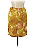 Talbots 100% Cotton Yellow Casual Skirt Size 14 (petite) - photo 2