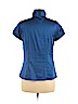 Ann Taylor Factory Blue Short Sleeve Blouse Size 6 (petite) - photo 2
