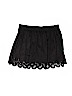 Justice 100% Polyester Solid Black Skort Size 14 - photo 2