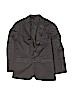 Dockers 100% Polyester Solid Gray Blazer Size 12 - photo 1