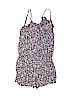 H&M 100% Rayon Print Purple Romper Size 9 - 10 - photo 2