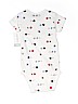 Carter's 100% Cotton White Short Sleeve Onesie 3-6 MO / 6 MO - photo 2