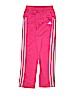 Adidas 100% Polyester Pink Track Pants Size 6X - photo 1