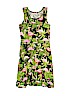 The Children's Place 100% Cotton Print Green Dress Size 10 - 12 - photo 1