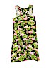 The Children's Place 100% Cotton Print Green Dress Size 10 - 12 - photo 2