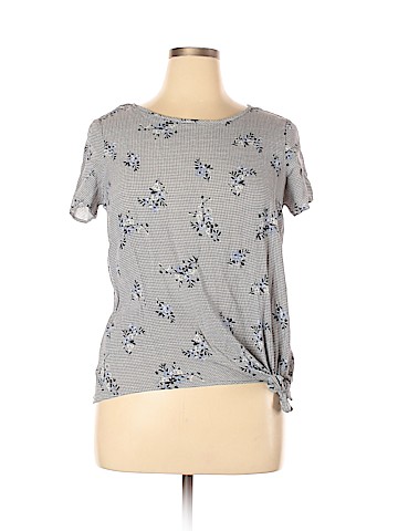 LC Lauren Conrad Short Sleeve Blouse (view 1)