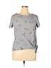LC Lauren Conrad 100% Rayon Gray Short Sleeve Blouse Size XL - photo 1