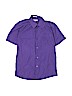 Gioberti Purple Short Sleeve Button-Down Shirt Size 14 - photo 1