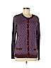 Lands' End 100% Cotton Burgundy Cardigan Size M (petite) - photo 1