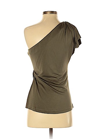 Diane von Furstenberg Short Sleeve Silk Top (view 2)
