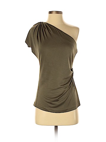 Diane von Furstenberg Short Sleeve Silk Top (view 1)