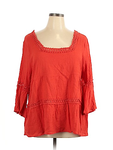 Oddi 3/4 Sleeve Blouse (view 1)