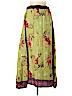 Soft Surroundings Green Silk Skirt Size L (petite) - photo 2
