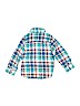 Crazy 8 100% Cotton Teal Long Sleeve Button-Down Shirt Size 3T - photo 2