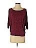 Ann Taylor LOFT Burgundy 3/4 Sleeve Top Size M (petite) - photo 1