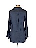 Intro 100% Bamboo Blue Long Sleeve Button-Down Shirt Size M (petite) - photo 2
