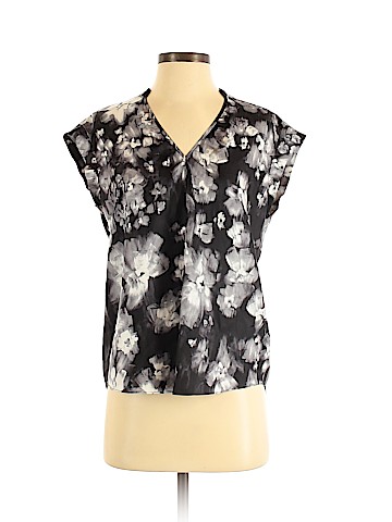 Rebecca Taylor Short Sleeve Silk Top (view 1)