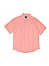 IZOD 100% Cotton Orange Short Sleeve Button-Down Shirt Size 10 - 12 - photo 1