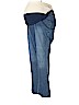 New Additions Maternity 100% Cotton Blue Jeans Size 10 - photo 1