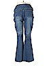 New Additions Maternity 100% Cotton Blue Jeans Size 10 - photo 2