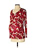Take Nine 100% Polyester Red Long Sleeve Blouse Size M - photo 1