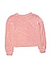 Art Class 100% Polyester Solid Pink Pullover Sweater Size 8 - photo 2