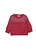 Old Navy 100% Cotton Print Red Pullover Sweater Size 3-6 mo - photo 1