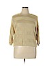 C.D. Petites Yellow Pullover Sweater Size XL - photo 1