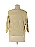 C.D. Petites Yellow Pullover Sweater Size XL - photo 2