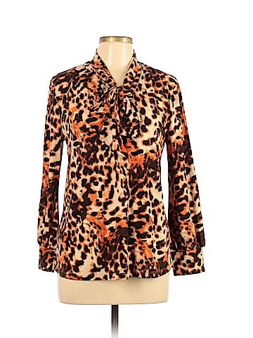 Anne Klein Long Sleeve Top (view 1)