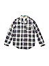 Carter's 100% Cotton Plaid Blue Long Sleeve Button-Down Shirt Size 7 - photo 1