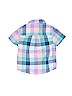 Cat & Jack 100% Cotton Purple Short Sleeve Button-Down Shirt 12-18 MO / 18 MO - photo 2