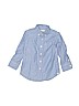 Crewcuts 100% Cotton Blue Long Sleeve Button-Down Shirt Size 3 - photo 1